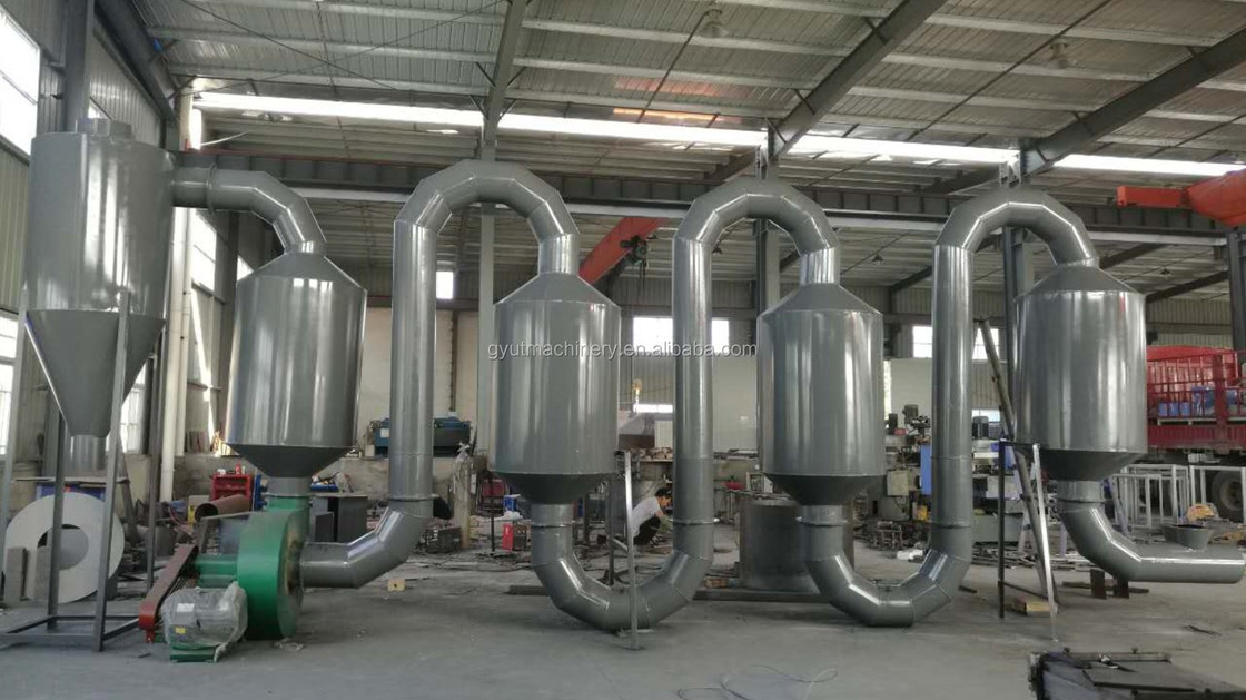 Lunghezza 1000 mm Rice Husk Air Flow Dryer per asciugare efficacemente varie materie prime