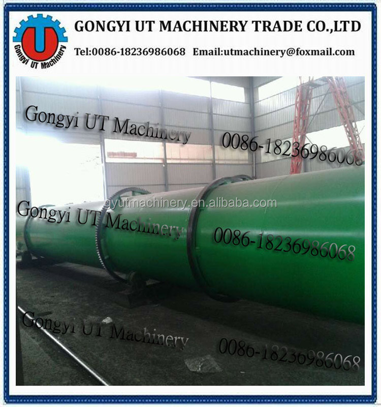 Lunghezza 1000 mm Rice Husk Air Flow Dryer per asciugare efficacemente varie materie prime