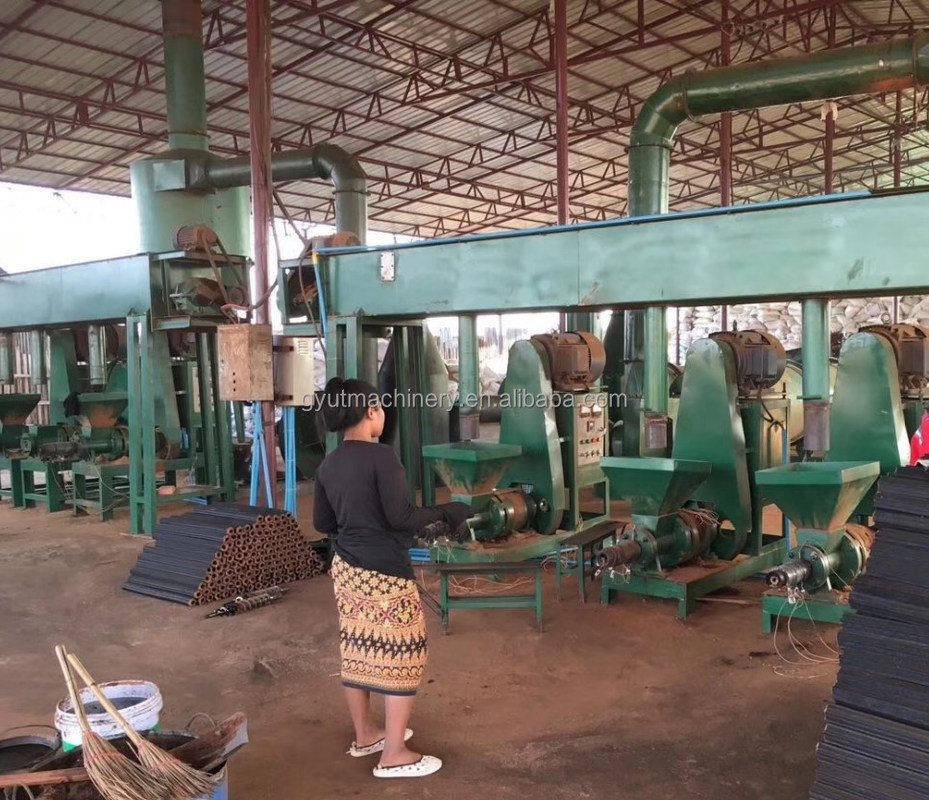 1750*1250*680 Voltaggio 380v Bagasse Cana da zucchero Carbone di legna Briquette Impianto di presse