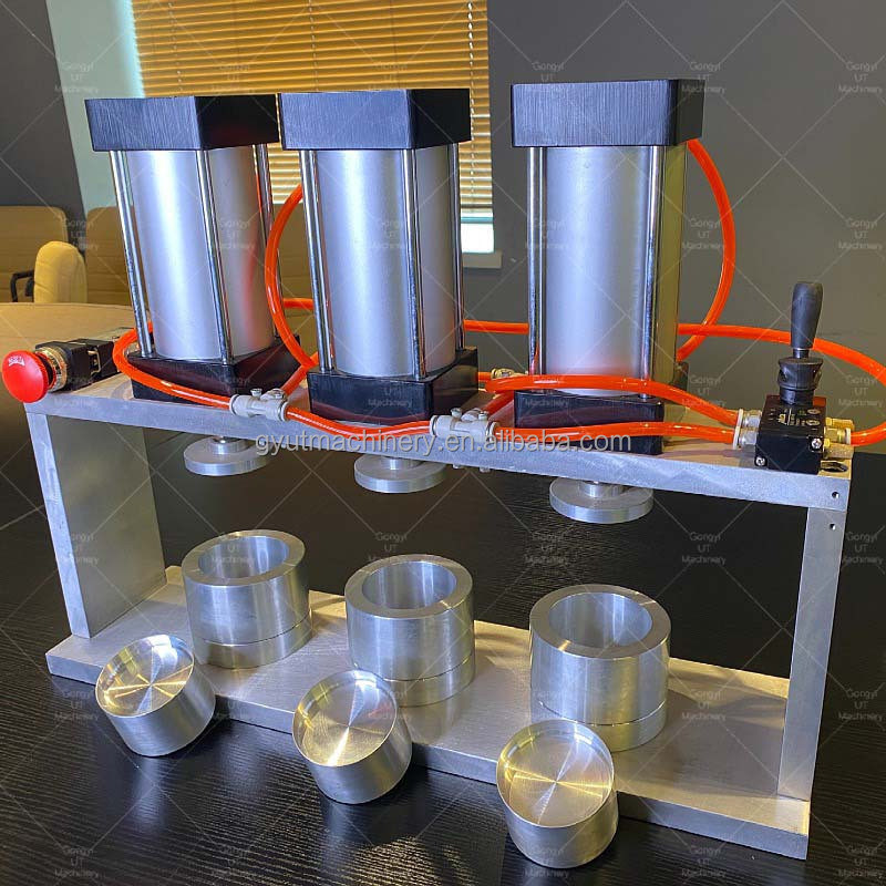 Macchina di fabbricazione di barrette di shampoo 2024 Manuale di progettazione Macchina di stampa a sfera di sale per tipo pneumatico