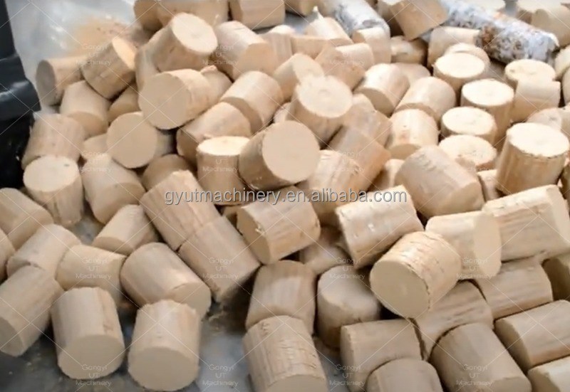 Pressa articolare a maniche di piccole dimensioni Biomassa Rice Husk Briquette Press Machine per industriali