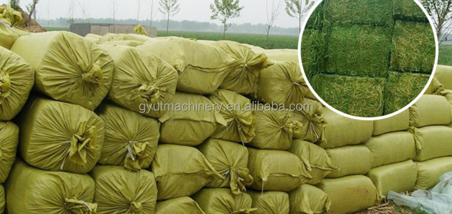 80-120 Bales Capacità Baling Press Machie La soluzione migliore per le spoglie di legno Letto