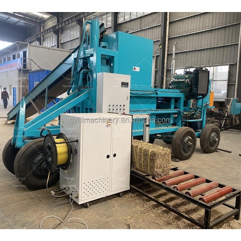 Macchine di imballaggio di polvere di legno per la sega a legna con capacità di 80-120 bale e PLC