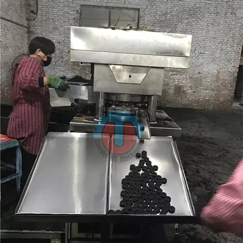 30000pcs/h Capacità Pressa idraulica Shisha Carbone di fabbricazione di brichette macchina per il mercato