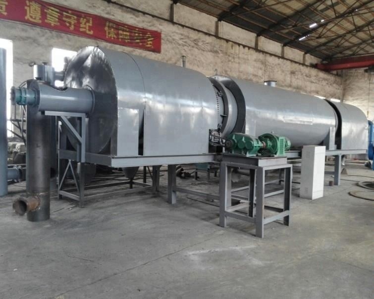 Forno di carbonizzazione della biomassa senza fumo per la produzione di carbone da 800-1000 kg/h