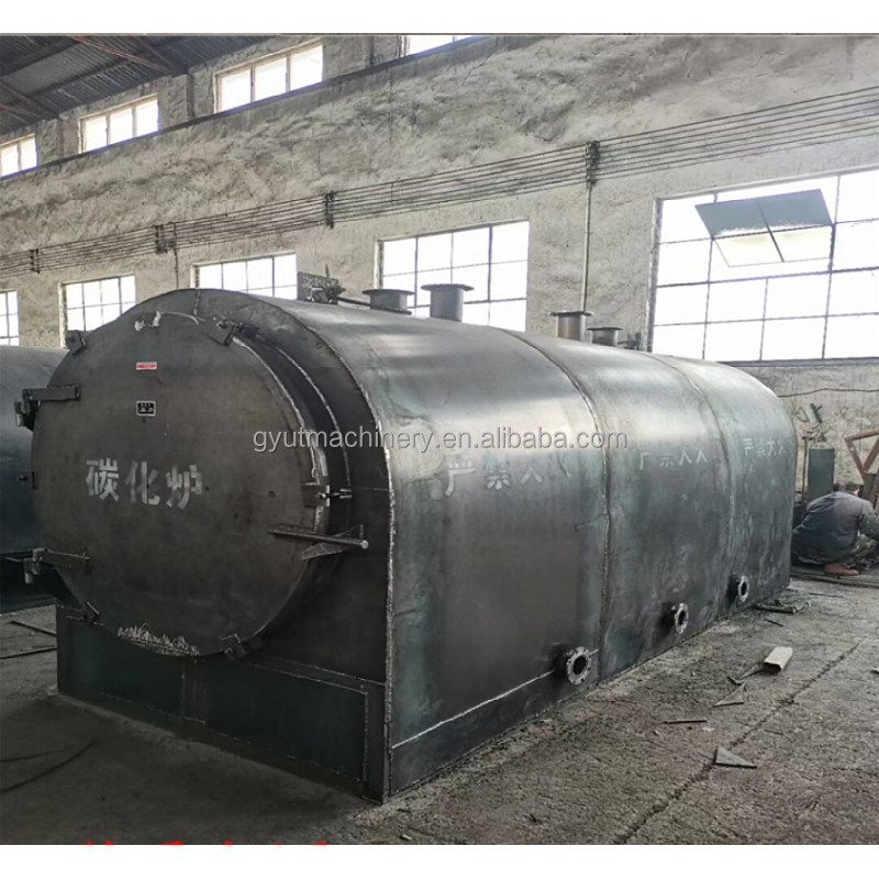 7.5kw 0,75 Forno di carbonizzazione rotativo Soluzione per il riciclaggio di brichette di cotone