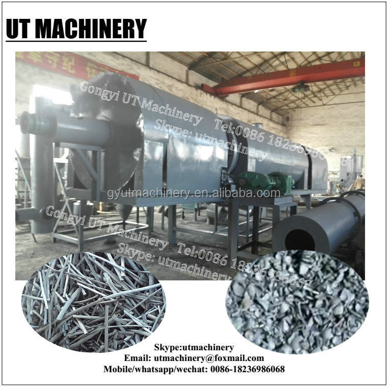 7Forno di carbonizzazione a guscio di cocco per la produzione su larga scala di carbone