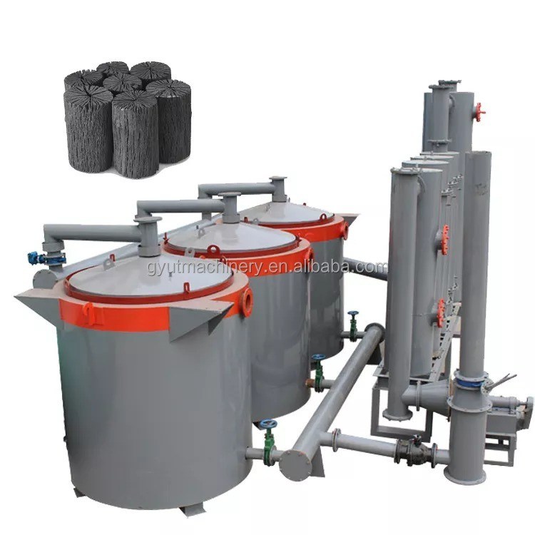 Forno di carbonizzazione di tronchi di legno con volume effettivo di 2,4 CBM 30-50 kg di legna da ardere per volta