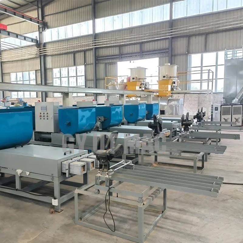 Linea di produzione di blocchi idraulici di pallet di legno per il riciclaggio di segatura e spalle di legno