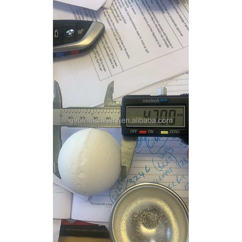 Produttore di presse idrauliche per bombe da bagno Produttore di presse a sfera di sale