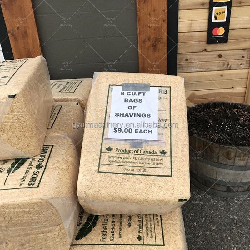 1kg-25kg Automazione per rasatura di legno Segatura di polvere da incasso per la stampa di sacchetti per le lenzuola per criceti