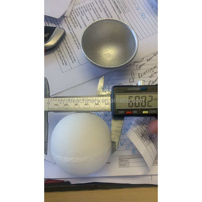 Relaxante e idratante bomba da bagno macchina di produzione di pressione tipo per spa a domicilio