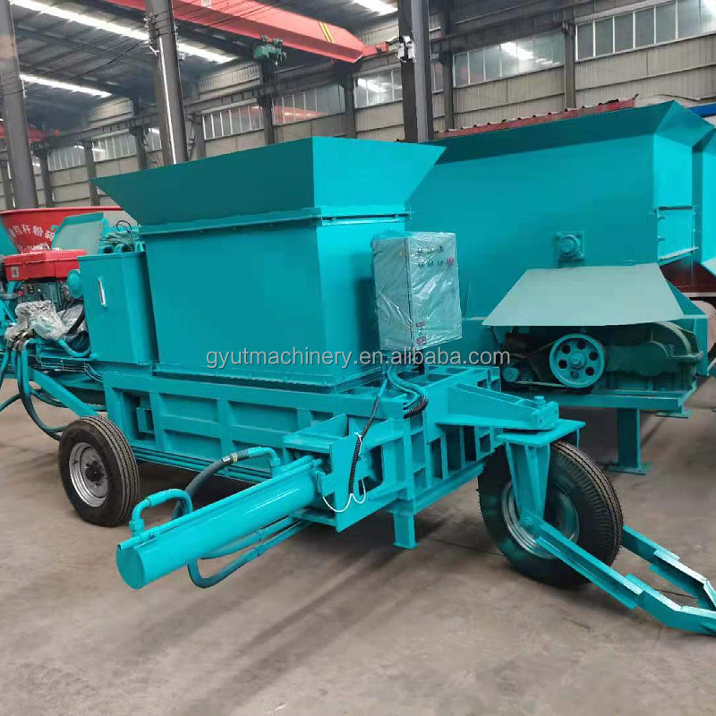 2100 KG Straw Silage Turf Grass Bagging Compactor Machine con funzione Baler Pack