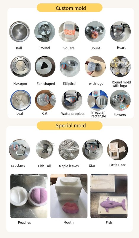 Full Auto Industry Hydraulic Soap Bath Bomb Making Machine per la casa e per il punzonatura