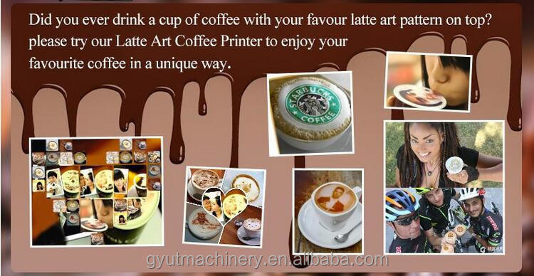 Stampa a getto d'inchiostro CMYK a 4 colori per fai da te Stampa di caffè cibo rosa e fiori a prezzi accessibili