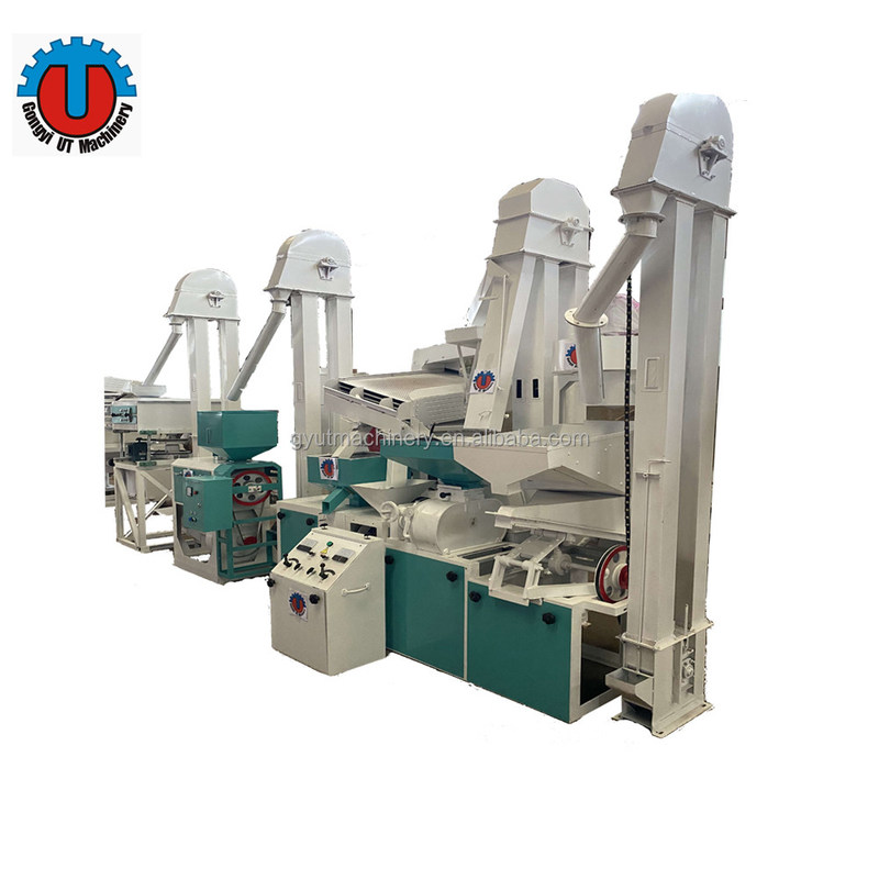 Unità di lavorazione del miglio da 20 tonnellate con macchina di classificazione e imballaggio Paddy Husker Destoner al 99%