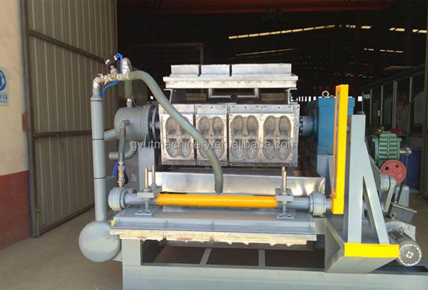 2024 Macchina di stampaggio di pasta di carta completamente automatica per vassoi per uova Piatto di frutta e preparazione di piatti