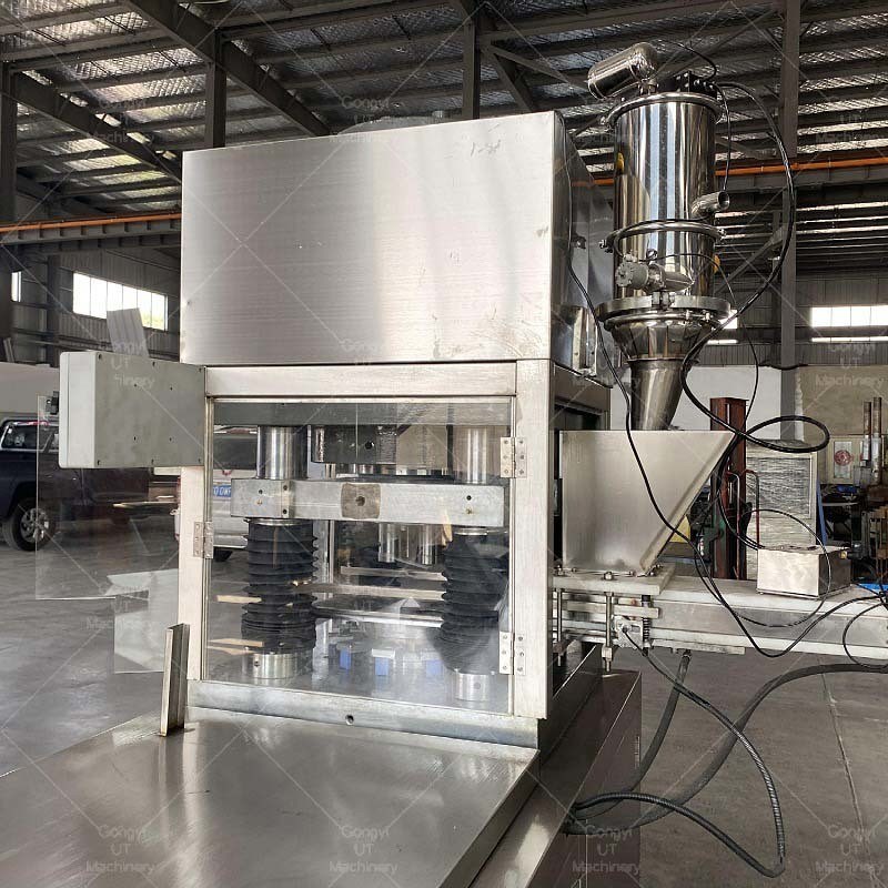 Pressa di stampaggio pneumatica idraulica per la produzione su larga scala