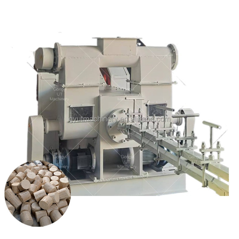 Piston Press Biomass Wood Waste Briquette Machine per la produzione di brichette solide negli Stati Uniti