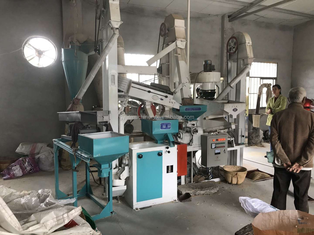 Aziende agricole Macchine per la fresatura del riso con rimozione di pietre Agricoltura Polizzatrice di riso Color Sortatrice Macchine per imballaggio