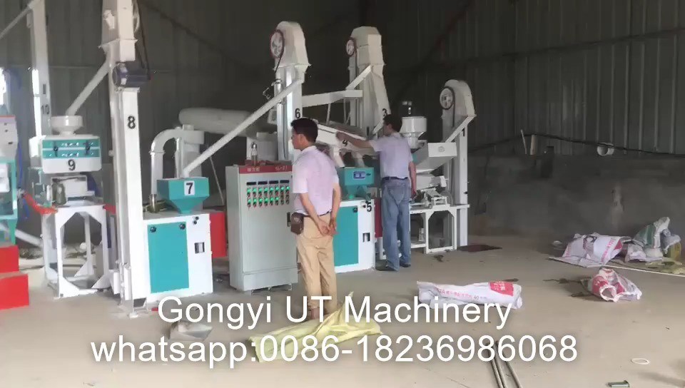 380V macchina di fresatura del riso automatico a tensione completa per materiale in acciaio inossidabile e riso