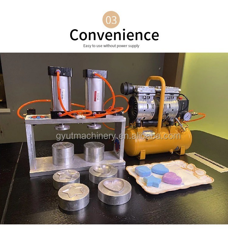 Fornitura di shampoo solido Bar Press Machine per bombe da bagno personalizzate e piccole imprese