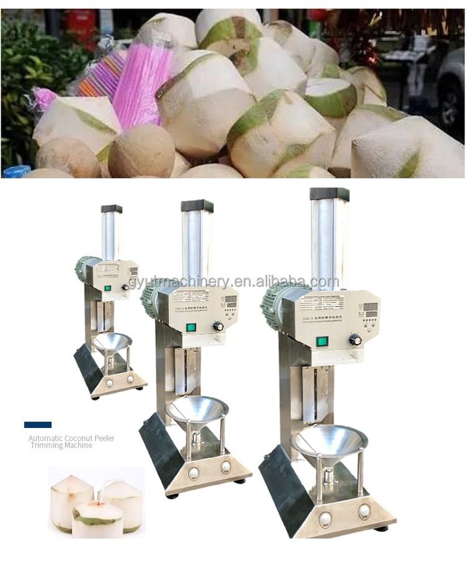 Aggiornate il vostro gioco di produzione di frammenti con 0,8kw Green Coconut Peeler Trimming Dehusker