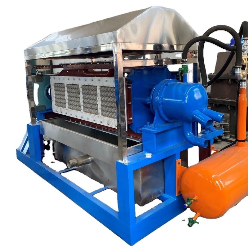 Progettazione di una macchina automatica di stampaggio/formazione/moldatura di piastre di uova di carta con tensione 380v