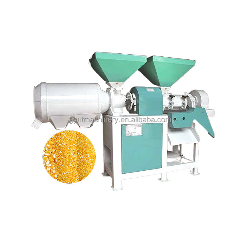 Macchine per la produzione di granella di mais di buona qualità Macchine per la fresatura di mais di piccole dimensioni per un'operazione facile