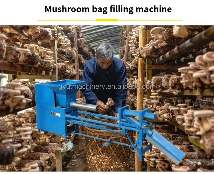 220V/380V Voltage Edible Fungus Bagging Machine per mescolare il substrato di crescita dei funghi
