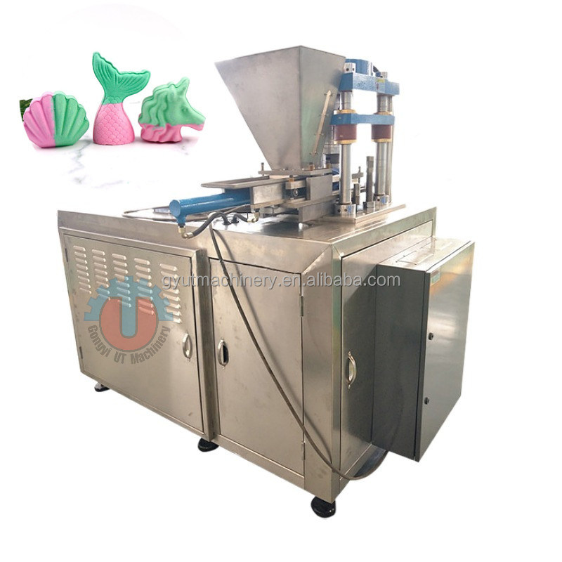 Piccoli ordini Macchina di modellazione a palla di bagno automatica completa per la fabbricazione di bombe da bagno rotonde quadrate