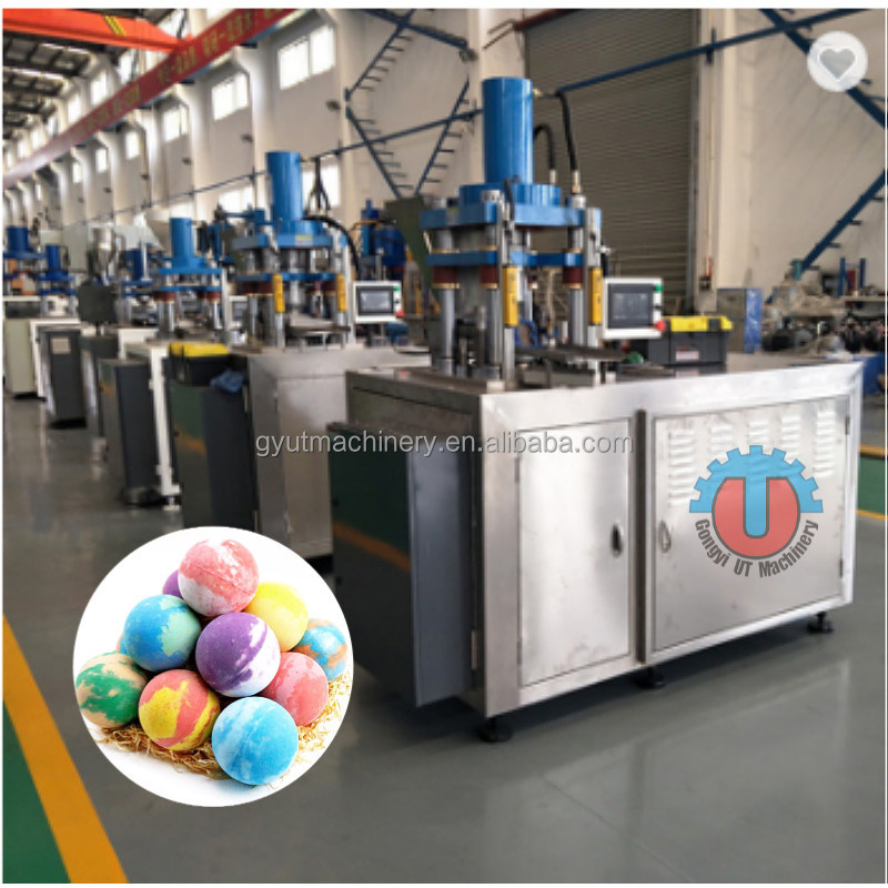 Piccoli ordini Macchina di modellazione a palla di bagno automatica completa per la fabbricazione di bombe da bagno rotonde quadrate