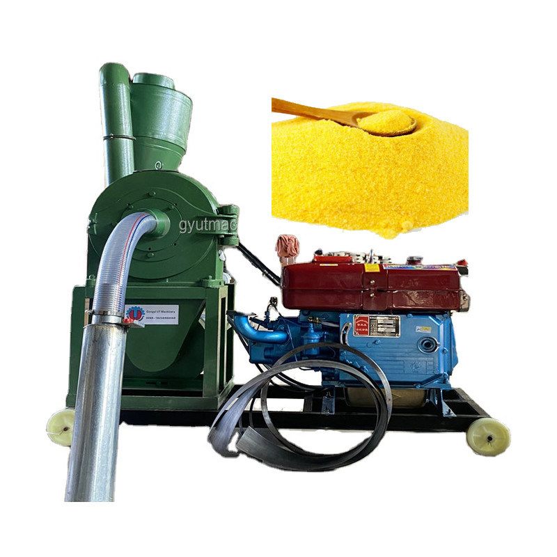 280 mm di diametro del rotore macinatrice di alimenti per animali per la macinatura fine e 500 kg/ora di produzione