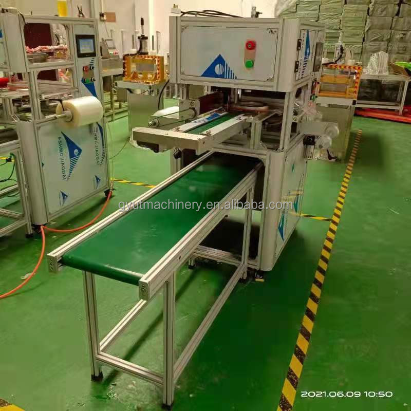Conveniente Acciaio Stretch Film Shrink Packaging Machine per sacchetti Bar rotonda a pressione d'aria
