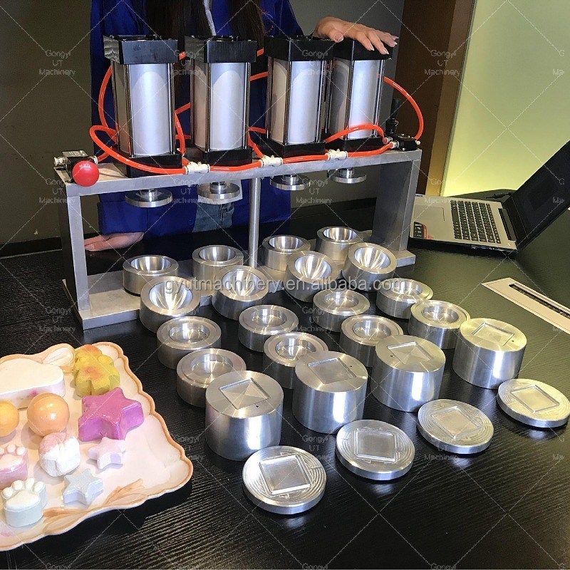 Prezzi accessibili Pneumatica a casa Bomba da bagno Hand Press Machine per fai da te shampoo Bar Making