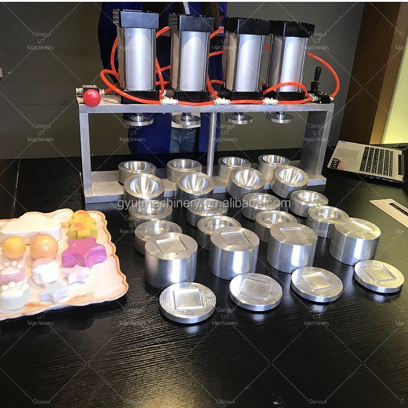 Prezzi accessibili Pneumatica a casa Bomba da bagno Hand Press Machine per fai da te shampoo Bar Making