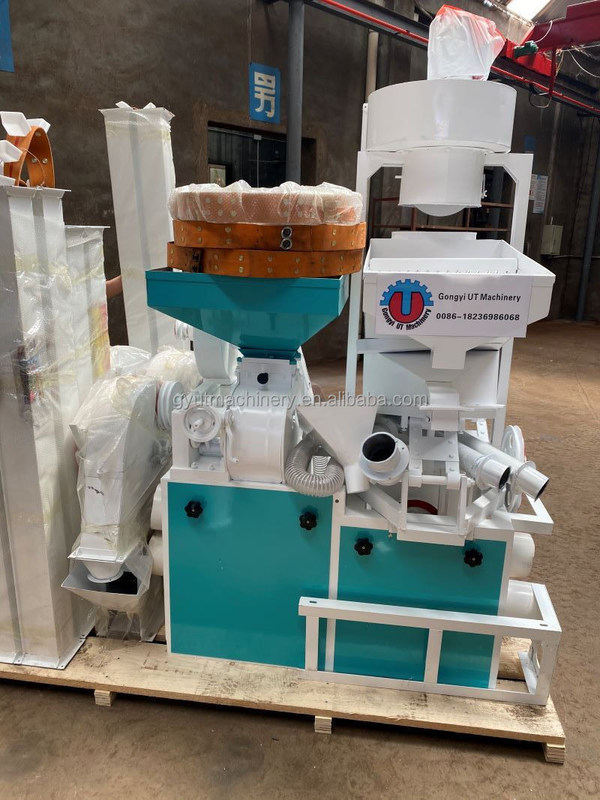 Facile da gestire 3500 KG Compact Rice Mill con design compatto e funzione automatica