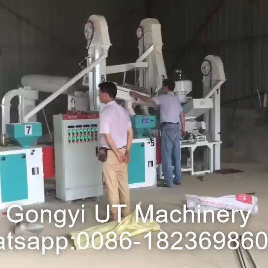 380V macchina di fresatura del riso automatico a tensione completa per materiale in acciaio inossidabile e riso