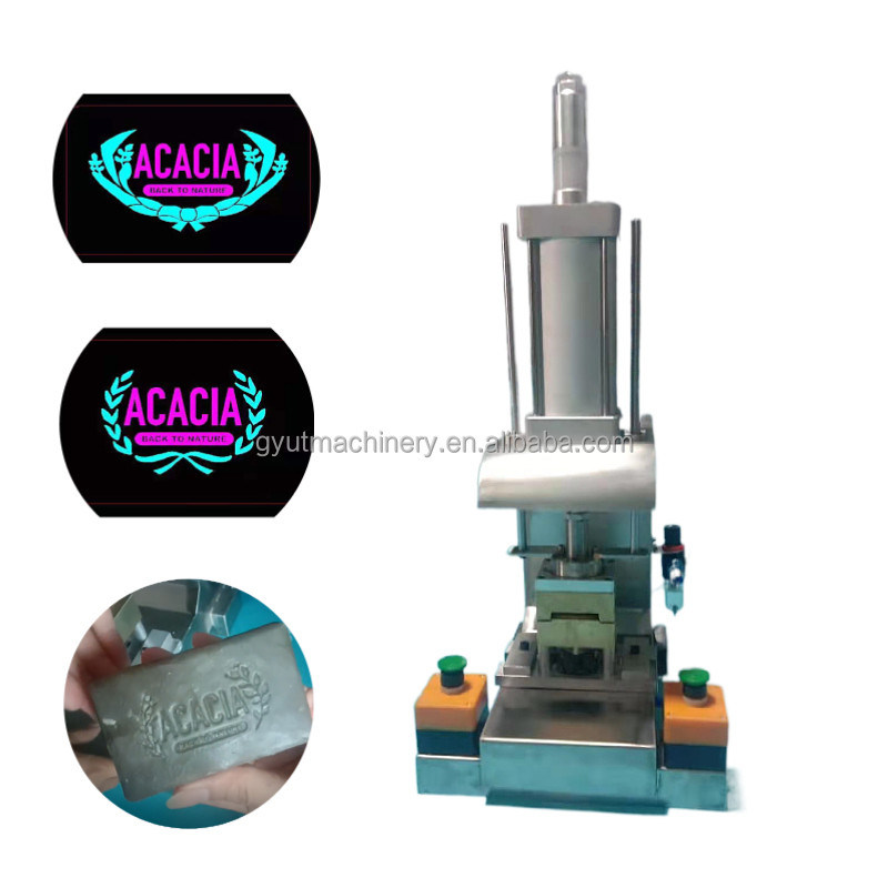 Macchina di stampaggio per opere di costruzione per stampaggio di impronte di logo di sapone di varie forme