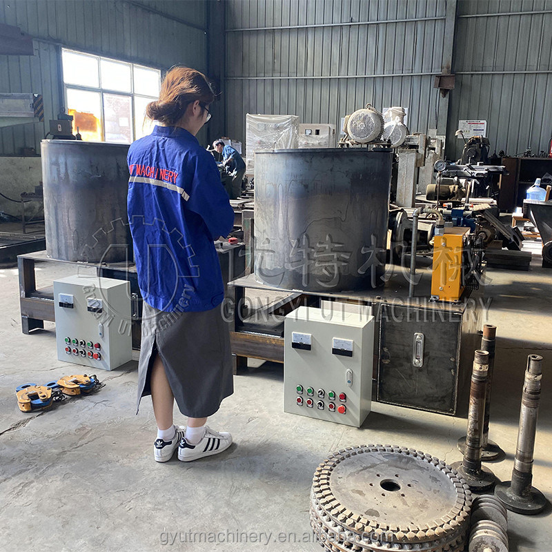 250-300 kg all'ora Capacità Pressa idraulica a legno per la fabbricazione di brichette per cartoni di scarto