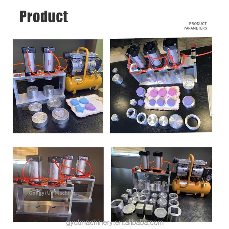 Macchina di stampa automatica per bombe da bagno per la produzione di bombe da bagno a due colori sul mercato USA