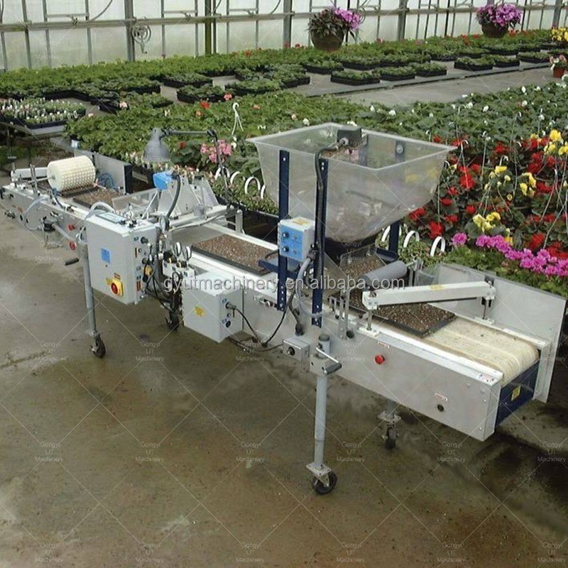 1140*850*1050mm Microgreens Seeder e Top Coater Machine per la coltivazione accurata di semi