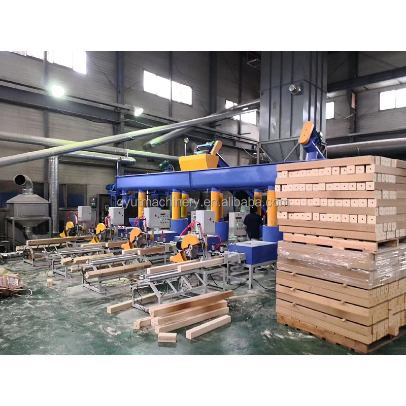 15kW di potenza Macchina europea per la fabbricazione di blocchi di pallet di legno per la segatura e per i frammenti di legno