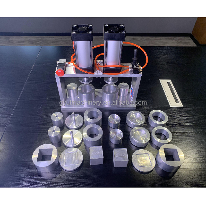 Facile da utilizzare 2 Mould Piccole bombe da bagno macchina di pressatura per la produzione di polvere cosmetica