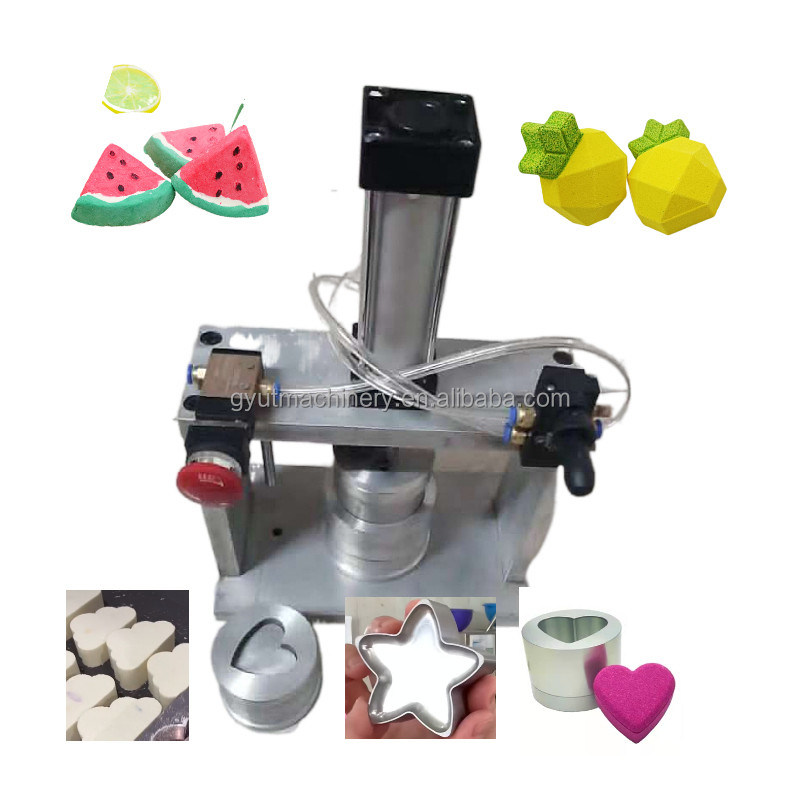 Facile da utilizzare 2 Mould Piccole bombe da bagno macchina di pressatura per la produzione di polvere cosmetica