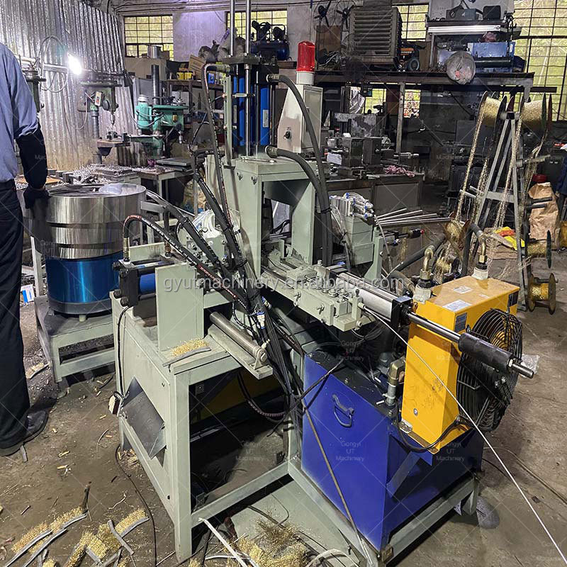 Macchine per la produzione di spazzole a ruote a filo di rame completamente automatiche multi-dimensioni con motore da 2,2 kW