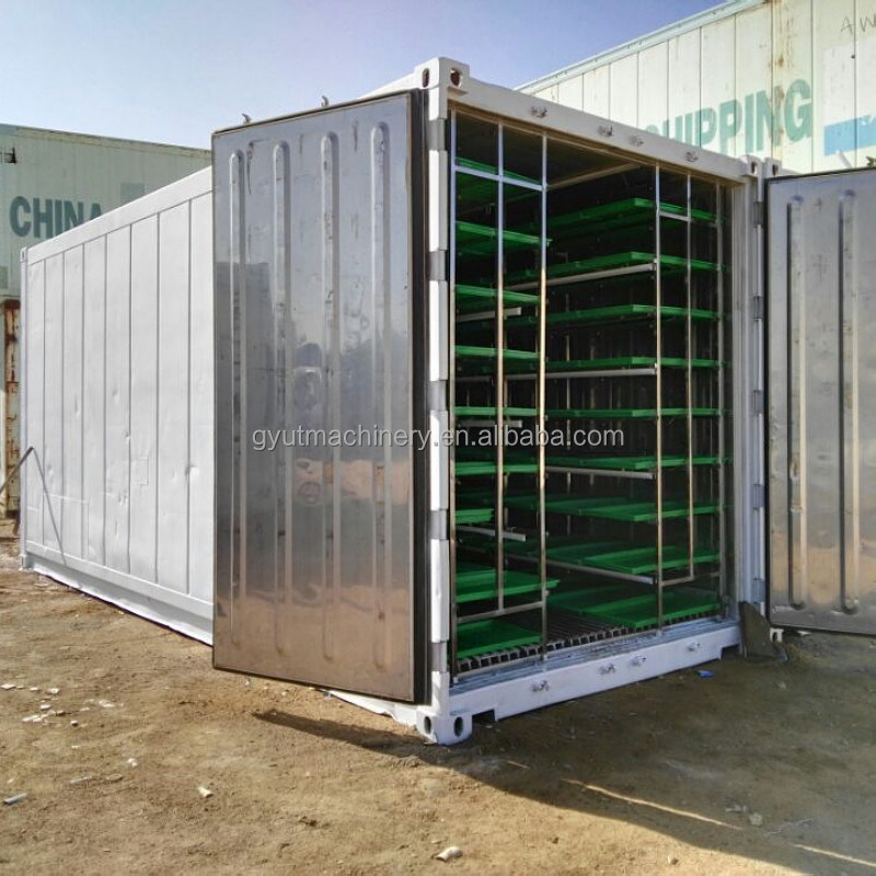 Contenitore idroponico completamente chiuso