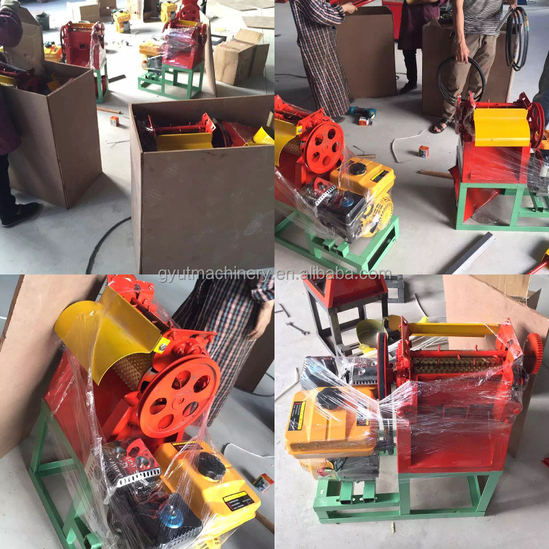 Macchina per la rimozione della pelle di pergamena di chicchi di caffè per potenza di 2,2 kW e numero di spinta da 2 a 6 pcs