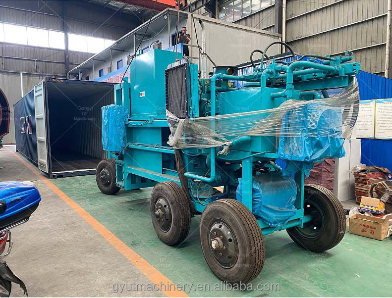 2100 KG Aziende agricole Fabbricazione di spalle di legno Press Baler Machine for Alfalfa Silage Peat Moos Grass Leaf